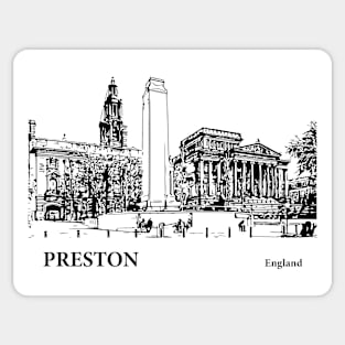 Preston England Sticker